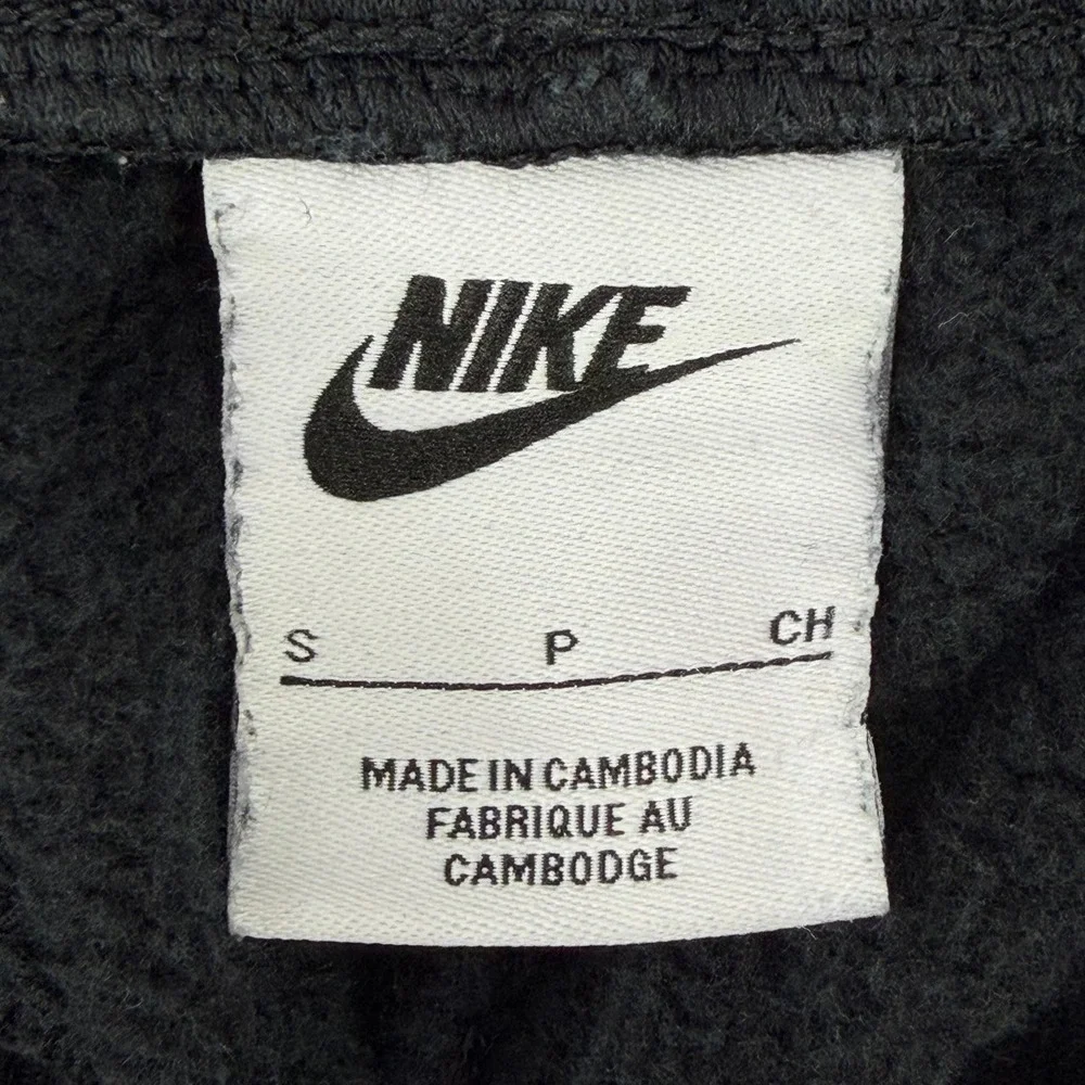 Nike Sportswear Fleece Jogger Pants Men Small Black Joggers Logo Sweatpants